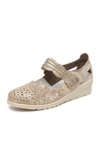 Rieker Półbuty CEO-L5359-90 Beżowy. Kolor: beżowy. Materiał: skóra #6