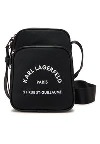 Karl Lagerfeld - KARL LAGERFELD Saszetka A2M30230 Czarny. Kolor: czarny. Materiał: skóra