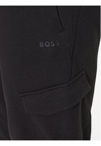 BOSS - Boss Spodnie dresowe Hariq 50493484 Czarny Regular Fit. Kolor: czarny. Materiał: bawełna, syntetyk #3