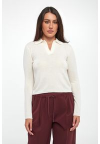 MM - Sweter damski dziewicza wełna z kaszmirem Moxa. Materiał: wełna, kaszmir #3