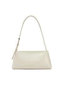 Calvin Klein Torebka Embossed Logo Shoulder Bag K60K612550 Écru. Kolor: kremowy. Materiał: skórzane #3