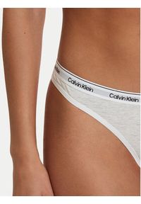Calvin Klein Underwear Stringi 000QD5043E Szary. Kolor: szary. Materiał: bawełna #3