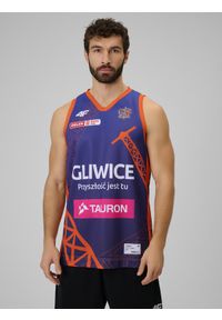 4f - 4F Koszulka meczowa replika wyjazdowa z sezonu 2025/26 męska 4F x GTK Gliwice - granatowa XL. Kolor: niebieski. Materiał: materiał. Wzór: nadruk #1