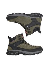 Hunter Trekkingi CEO-H8-352 Khaki. Kolor: brązowy. Materiał: skóra, zamsz. Sport: turystyka piesza #6