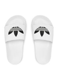 Adidas - adidas Klapki Adilette Lite FU8297 Biały. Kolor: biały. Materiał: skóra #6