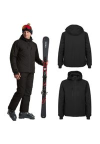Kurtka narciarska męska KADVA Edge X Jacket. Kolor: czarny. Sezon: zima. Styl: wakacyjny #1