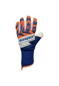 4KEEPERS - Rękawice bramkarskie męskie 4keepers Equip Puesta NC. Kolor: niebieski, wielokolorowy, pomarańczowy #1