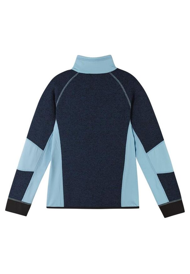 Bluza polarowa dla dziewczynki Reima Laskien. Kolor: wielokolorowy, niebieski, szary. Materiał: polar