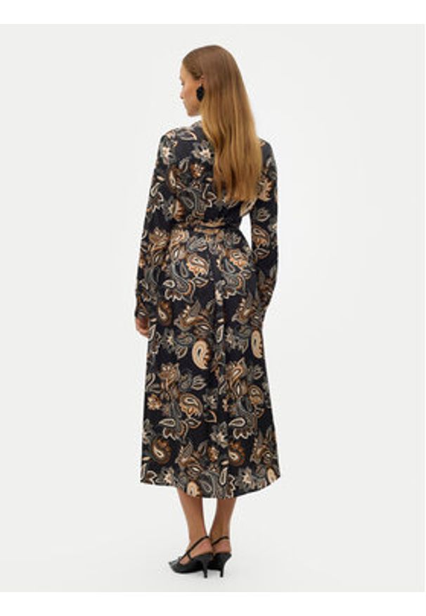 Vero Moda Sukienka koszulowa Thora 10320742 Czarny Regular Fit. Kolor: czarny. Materiał: syntetyk. Typ sukienki: koszulowe