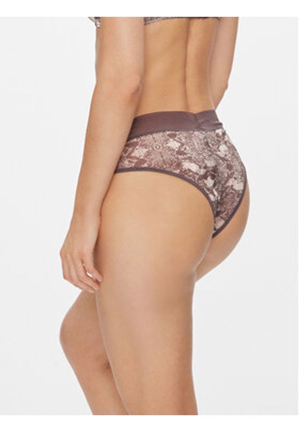 Gossard Figi brazylijskie Glossies Snake 13014 Szary. Kolor: szary. Materiał: syntetyk