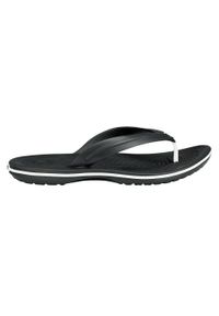 Japonki unisex Crocs Crocband Flip. Kolor: czarny. Materiał: syntetyk, materiał