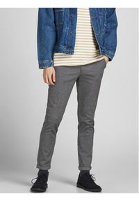 Jack & Jones Chinosy Marco 12206198 Szary Slim Fit. Kolor: szary. Materiał: bawełna #1