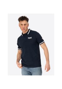 Polo Lonsdale Causton. Typ kołnierza: polo. Kolor: biały, niebieski, wielokolorowy #1