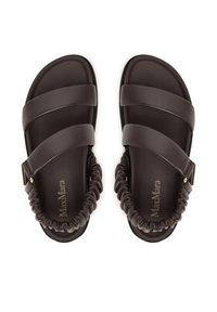 Max Mara Sandały 2614521072600 Brązowy. Kolor: brązowy. Materiał: skóra #3