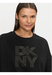 DKNY Sport Bluza DP4T9968 Czarny Loose Fit. Kolor: czarny. Materiał: bawełna. Styl: sportowy #4