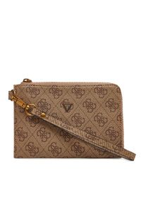 Guess Saszetka 172409 Brązowy. Kolor: brązowy. Materiał: skóra