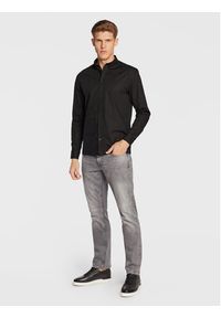 !SOLID - Solid Koszula 21103247 Czarny Slim Fit. Kolor: czarny. Materiał: bawełna