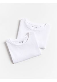 Reserved - Bawełniany t-shirt 2 pack - wielobarwny. Materiał: bawełna #1