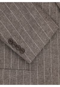 Pako Lorente - PAKO LORENTE - Marynarka męska z lnem w prążek. Materiał: len. Wzór: prążki. Sezon: wiosna #8