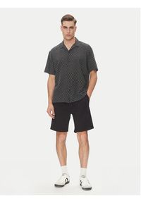Jack & Jones - Jack&Jones Koszula Luke 12277185 Czarny Relaxed Fit. Kolor: czarny. Materiał: bawełna