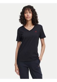 Beverly Hills Polo Club T-Shirt P-SS26W-TS516518 Granatowy Regular Fit. Typ kołnierza: polo. Kolor: niebieski. Materiał: bawełna #1