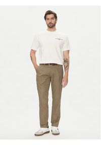 Marc O'Polo Chinosy 523 1340 10134 Zielony Tapered Fit. Kolor: zielony. Materiał: bawełna #4