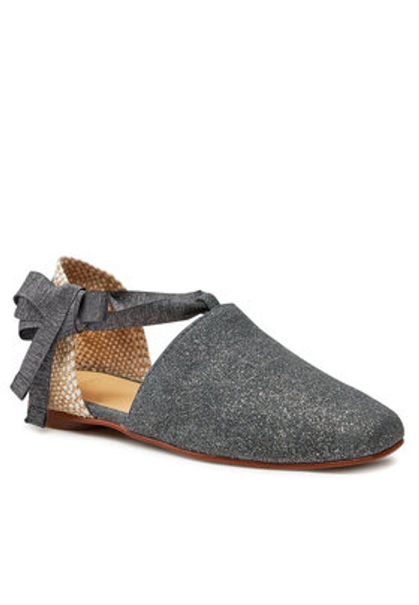 Castañer Baleriny New Gala/032 023407 Szary. Kolor: szary. Materiał: materiał