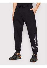 Karl Kani Spodnie dresowe Signature Essential 6004039 Czarny Relaxed Fit. Kolor: czarny. Materiał: bawełna #1