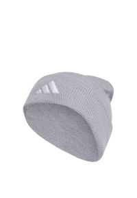 Adidas - Czapka New Logo Beanie Cuff. Kolor: biały, wielokolorowy, szary. Styl: casual