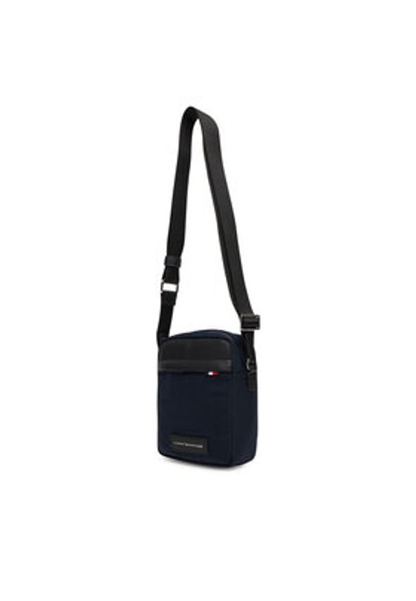 TOMMY HILFIGER - Tommy Hilfiger Saszetka Th Nylon Mini Reporter AM0AM13618 Granatowy. Kolor: niebieski. Materiał: materiał