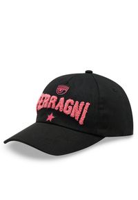 Czapka z daszkiem Chiara Ferragni. Kolor: czarny