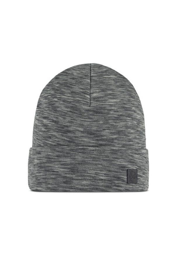 Buff - Czapka zimowa z wełny merino heavyweight. Kolor: szary. Materiał: wełna. Sezon: zima. Styl: sportowy