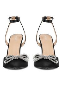 DeeZee Szpilki F92831-8 Czarny. Kolor: czarny. Materiał: materiał. Obcas: na szpilce #5