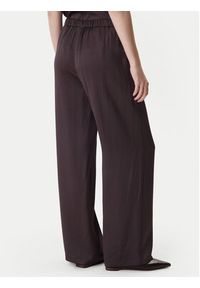 Marella Spodnie materiałowe Robinia2 2615131281 Brązowy Straight Fit. Kolor: brązowy. Materiał: acetat #4