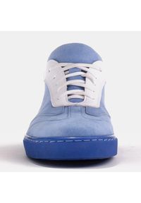 Marco Shoes Sportowe trampki z wysokiej jakości zamszu naturalnego niebieskie. Kolor: niebieski. Materiał: zamsz #8