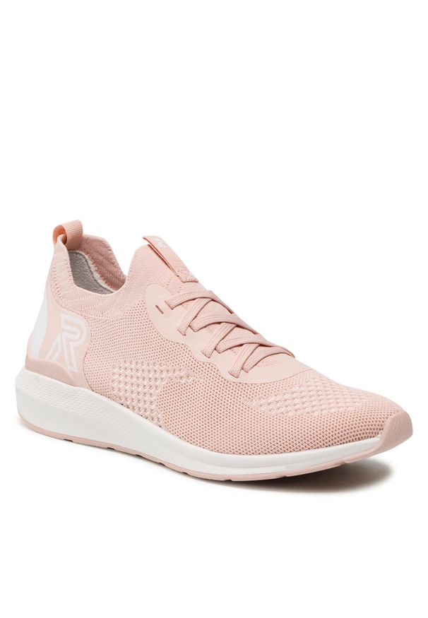 Sneakersy Rieker 40104-31 Rosa. Kolor: różowy. Materiał: materiał