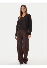 Vero Moda Sweter Aquarius 10331898 Brązowy Regular Fit. Kolor: brązowy. Materiał: syntetyk #5