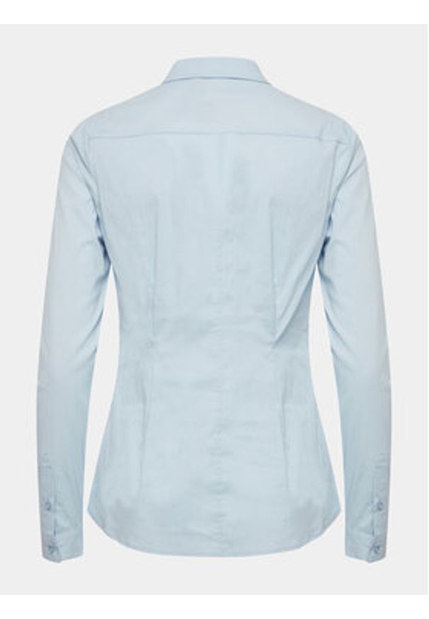 ICHI Koszula 102533 Niebieski Regular Fit. Kolor: niebieski. Materiał: bawełna