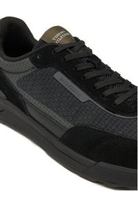 TOMMY HILFIGER - Tommy Hilfiger Sneakersy Retro Runner Seasonal FM0FM05328 Czarny. Kolor: czarny. Materiał: skóra, zamsz #5