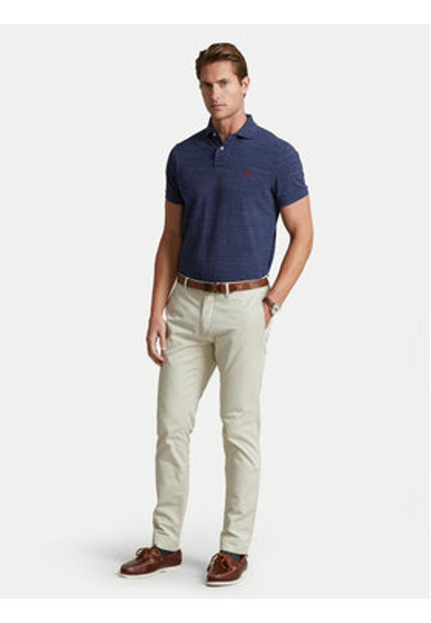 Polo Ralph Lauren Polo 710666998005 Niebieski Regular Fit. Typ kołnierza: polo. Kolor: niebieski. Materiał: bawełna