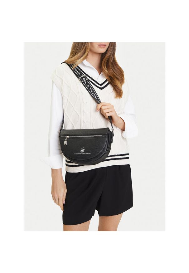 Torebka Beverly Hills Polo Club. Kolor: czarny