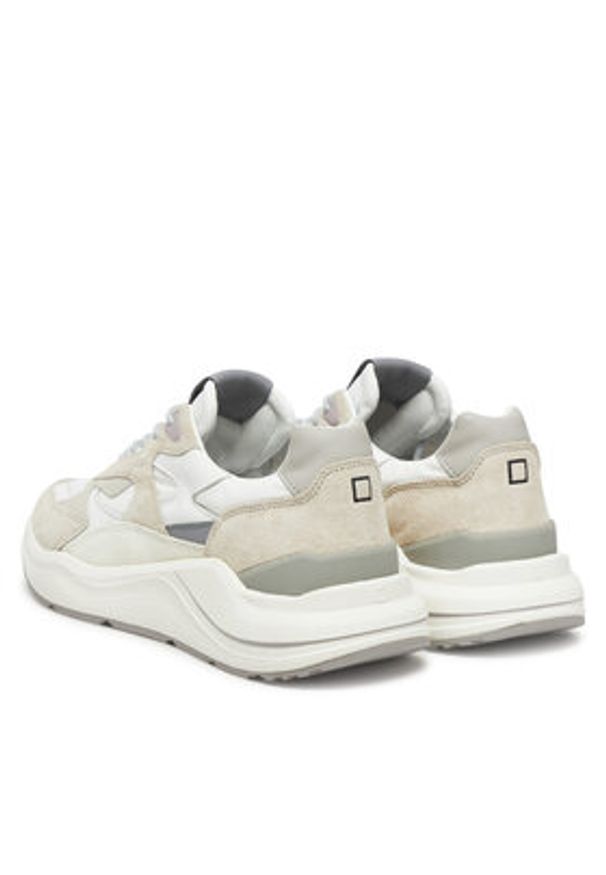 D.A.T.E. Sneakersy Fuga M421-FG-NY Biały. Kolor: biały. Materiał: zamsz, skóra