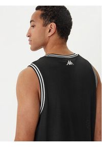 Kappa Tank top Authentic Sainos 382E2PW Czarny Regular Fit. Kolor: czarny. Materiał: syntetyk #5