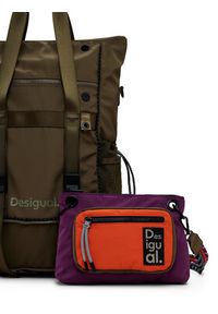 Desigual Plecak Modularis Originale 25SAKY11 Khaki. Kolor: brązowy. Materiał: materiał #4