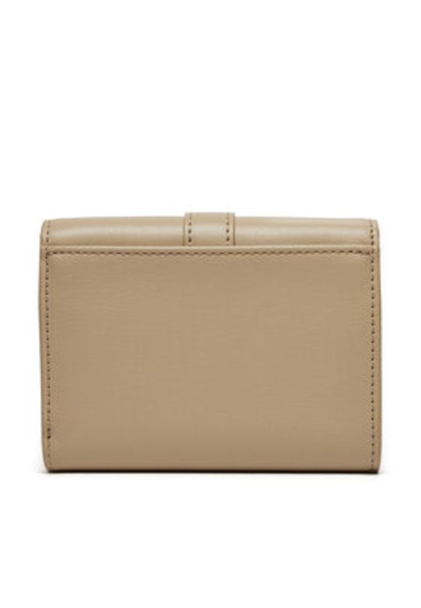 TOMMY HILFIGER - Tommy Hilfiger Mały Portfel Damski Th Heritage Med AW0AW16579 Beżowy. Kolor: beżowy. Materiał: skóra
