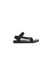 Klapki Teva Model 1004010 Kolor Czarny. Kolor: czarny. Materiał: materiał, syntetyk. Sport: turystyka piesza