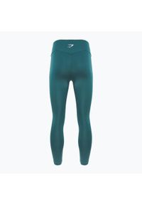 GYMSHARK - Legginsy treningowe damskie Gymshark Training 7/8. Kolor: zielony. Sport: fitness