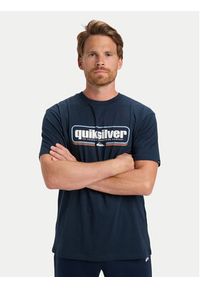 Quiksilver T-Shirt EQYZT08179 Granatowy Regular Fit. Kolor: niebieski. Materiał: bawełna #5