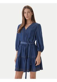BOSS Sukienka jeansowa C_Dardy 50559071 Niebieski Relaxed Fit. Kolor: niebieski. Materiał: lyocell #1