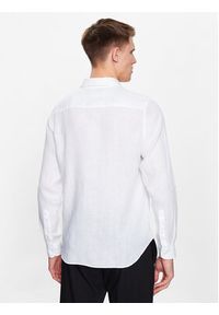 J.Lindeberg Koszula Clean FMST07687 Biały Slim Fit. Kolor: biały. Materiał: len #3